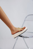 2022 Summer Rivet Transparent Casual Sandals