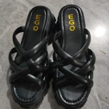 2022 summer plus size one word sandals