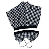 Summer houndstooth popular sling wrap chest sports cycling wear two-piece set