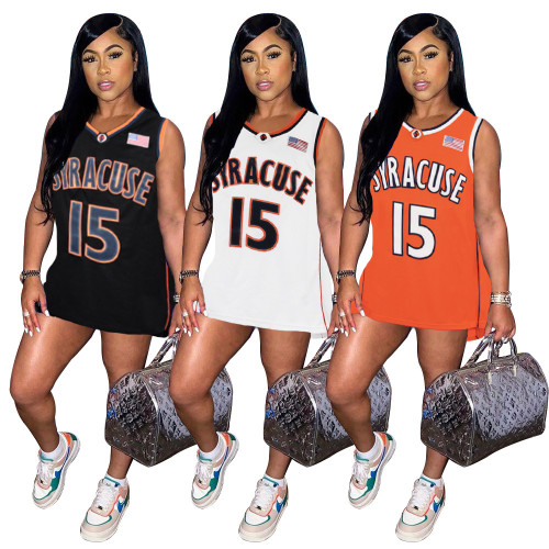 embroidery basketball clothes casual dress