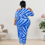 2022 spring plus size sexy off-the-shoulder mid-sleeve jumpsuit