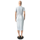 2022 summer casual loose sexy dress