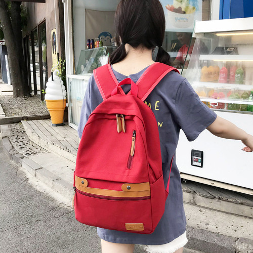 Retro rucksack men's and women's outdoor backpack school bag