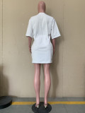2022 Summer Trend Printed Casual Loose Mini Dress