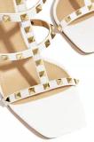 2022 large size square toe high heel sandals