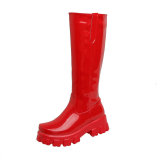 2022 large patent leather platform martin boots boots