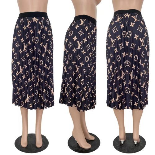 Fashion Elastic Pleated A-Line Skirt