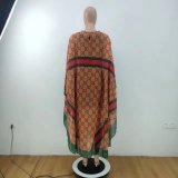 mesh loose pullover dress