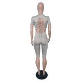 High elastic Yoga cloth two-piece fashion slim suit