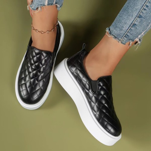 2022 autumn thick-soled casual slip-on shoes
