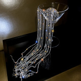 2022 bright flash diamond tassel fairy head chain senior hair accessories headdress