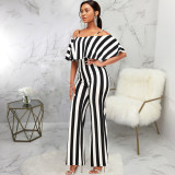 Sexy Fashion Strap Tube Top Women's Jumpsuit