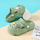 Children's hole shoes in big boys and girls Baotou slippers 24-35