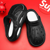 Net red vibrato with the same popular beach casual thick bottom couple sandals and slippers