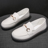 Handmade women's single shoes cover foot flat loafers casual mother shoes 35-40