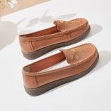 All-match casual flat mother shoes fashion all-match casual loafers 35-41