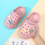 Children's hole shoes in big boys and girls Baotou slippers 24-35