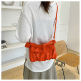 Niche design texture net red one-shoulder messenger bag