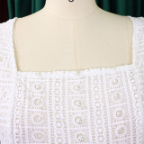 2022 autumn stitching chiffon beaded ladies dress with belt