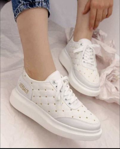 2022 autumn casual white shoes platform lace-up sneakers