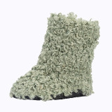 2022 large size lamb wool short tube snow boots thick bottom candy color plus velvet cotton boots