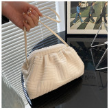 2022 autumn and winter simple design towel cloth bag messenger bag shoulder bag