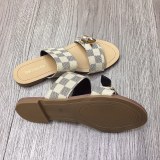 Fashion women's shoes hollow slippers large