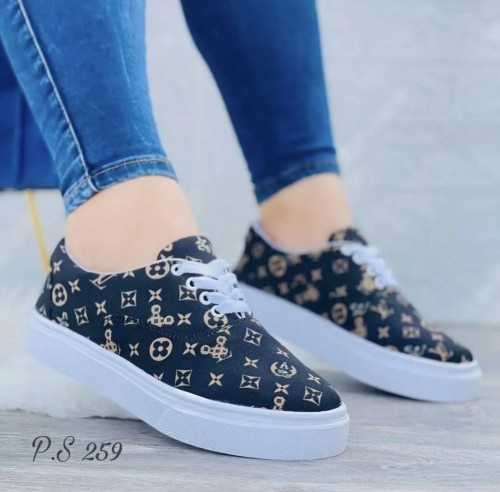 Plus size pattern lacing student single shoes female winter new colorful text flat bottom casual female shoes