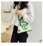 Fashion Straw Bag Versatile One Shoulder Messenger Candy Shell Bag