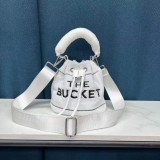 Vintage bucket bag bucket bag fashion simple hand-held messenger bag