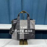 Personalized splicing denim canvas tote bag fashion trend shoulder crossbody bag