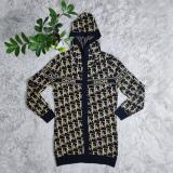 Autumn and winter temperament commuter casual knitted thick section hooded sweater