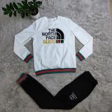 Fashion casual sports small sweater + pants embroidered two-piece set