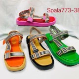 Summer new flat bottom casual beach sandals 43 yards women's thick bottom Velcro sandals