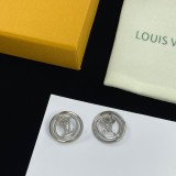 Classic letters circle earrings female hundreds of personality earrings retro personality earrings