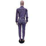 Hot Sale Stretch Denim Suit Fashion Suit