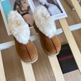 24SS-All wool one-piece snow boots/Martin boots