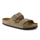 Open-toe girls cork bottom slippers men and women with the same frosted leather double-breasted retro suede sandals slippers