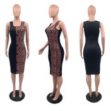 Casual fashion high elastic fabric Slim hip dresses
