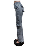 New Denim Work Pants Stretch Jeans Multi-Season Stretch Pants
