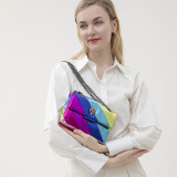 Rainbow Women's Chain Crossbody Bag Eagle Head Bag Shoulder Bag Small Bag