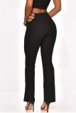 Black Women's Bottom Dressy Work Pants for Office,Slimming and Stretchy