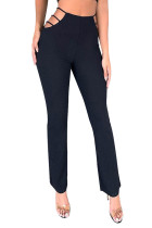 Black Women's Bottom Dressy Work Pants for Office,Slimming and Stretchy