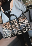 Brown Leopard Weekender Bag MOQ 3PCS