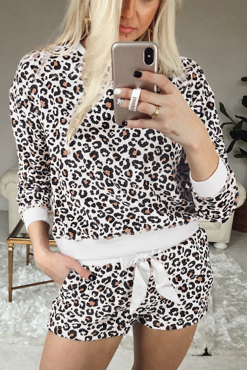 Leopard - Short Sleeve + Pant Pajama Set main image 0