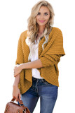 Brown Cashmere Blend Convertible Cardigan