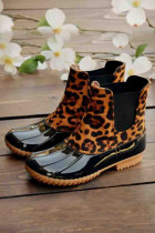 Leopard Waterproof Boots