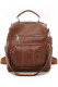 Brown Front Pockets Backpack MOQ3pcs