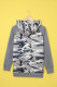 Dark Gray Camouflage Pocket Hoodie