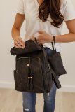 Black Tassel Large Capacity Backpack MOQ 3PCS